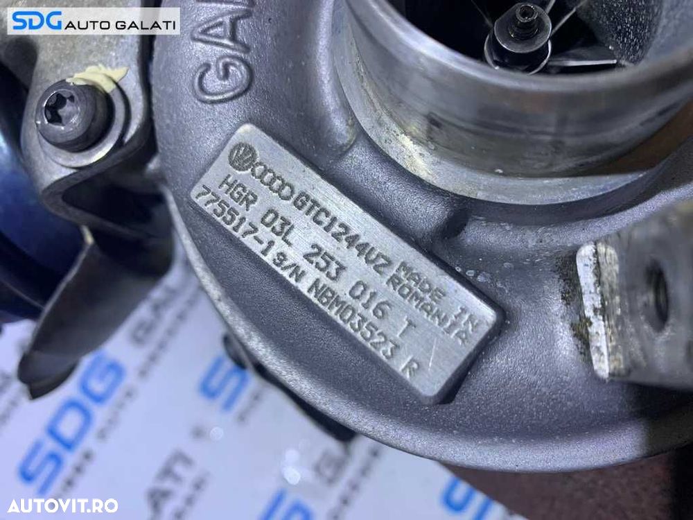 Turbo Turbina Turbosuflanta Completa VW Caddy 1.6TDI CAY CAYD CAYE 2011 - Prezent Cod 03L253016T / 775517-1 / GTC1244VZ [M4199] - 13