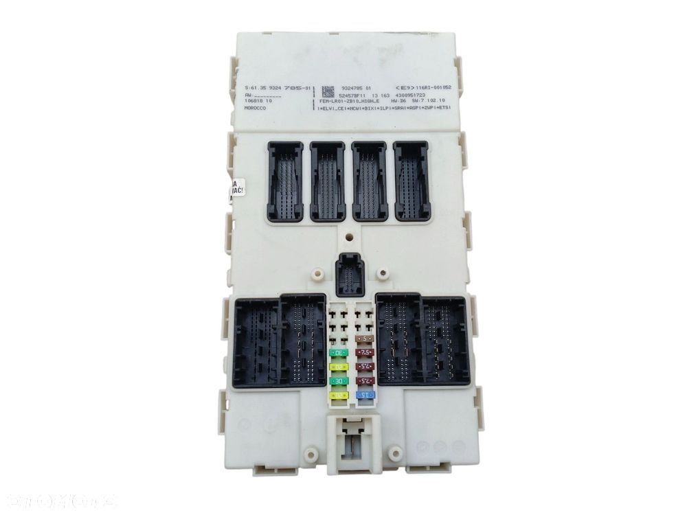 SKRZYNKA BEZPIECZNIKÓW MODUŁ FEM BMW F20 F21 F22 F30 F31 F32 9324785 - 1