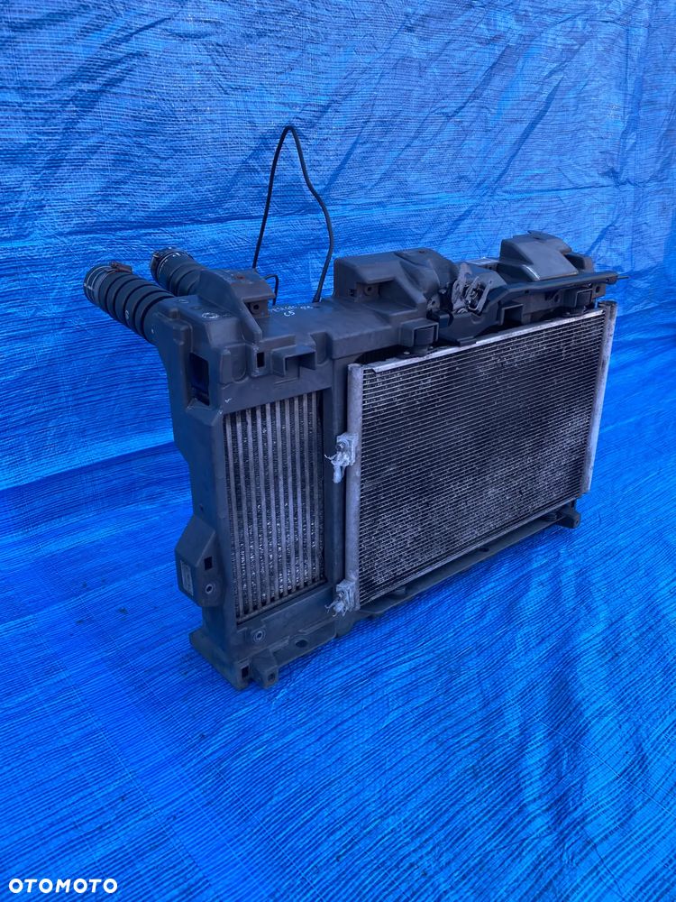 CHŁODNICE KOMPLET PAS PRZEDNI CHŁODNICA WENTYLATOR CITROEN C5 III 1.6THP PEUGEOT  AUTOMAT - 1