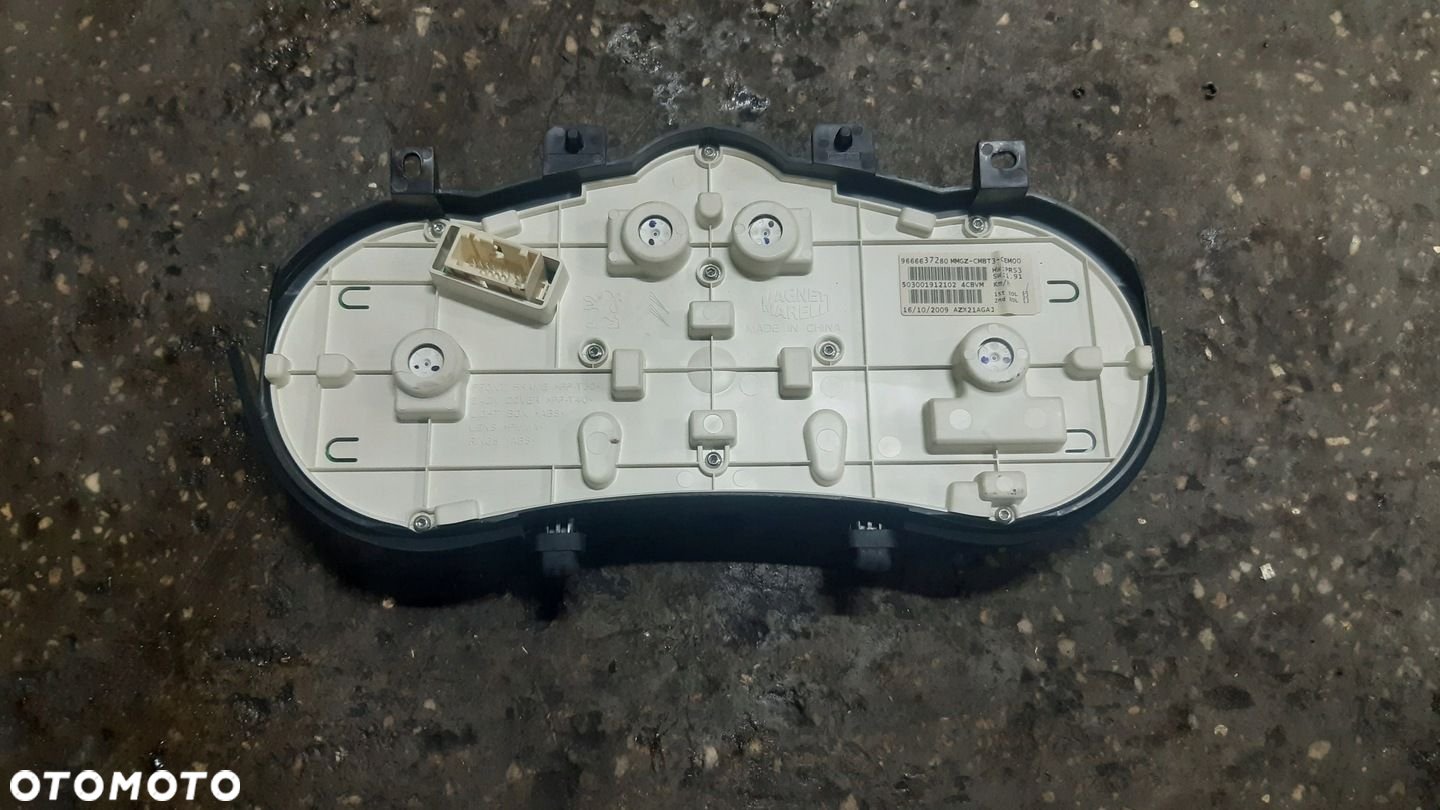 LICZNIK ZEGARY PEUGEOT 206 1.4HDI 9666637280 - 2