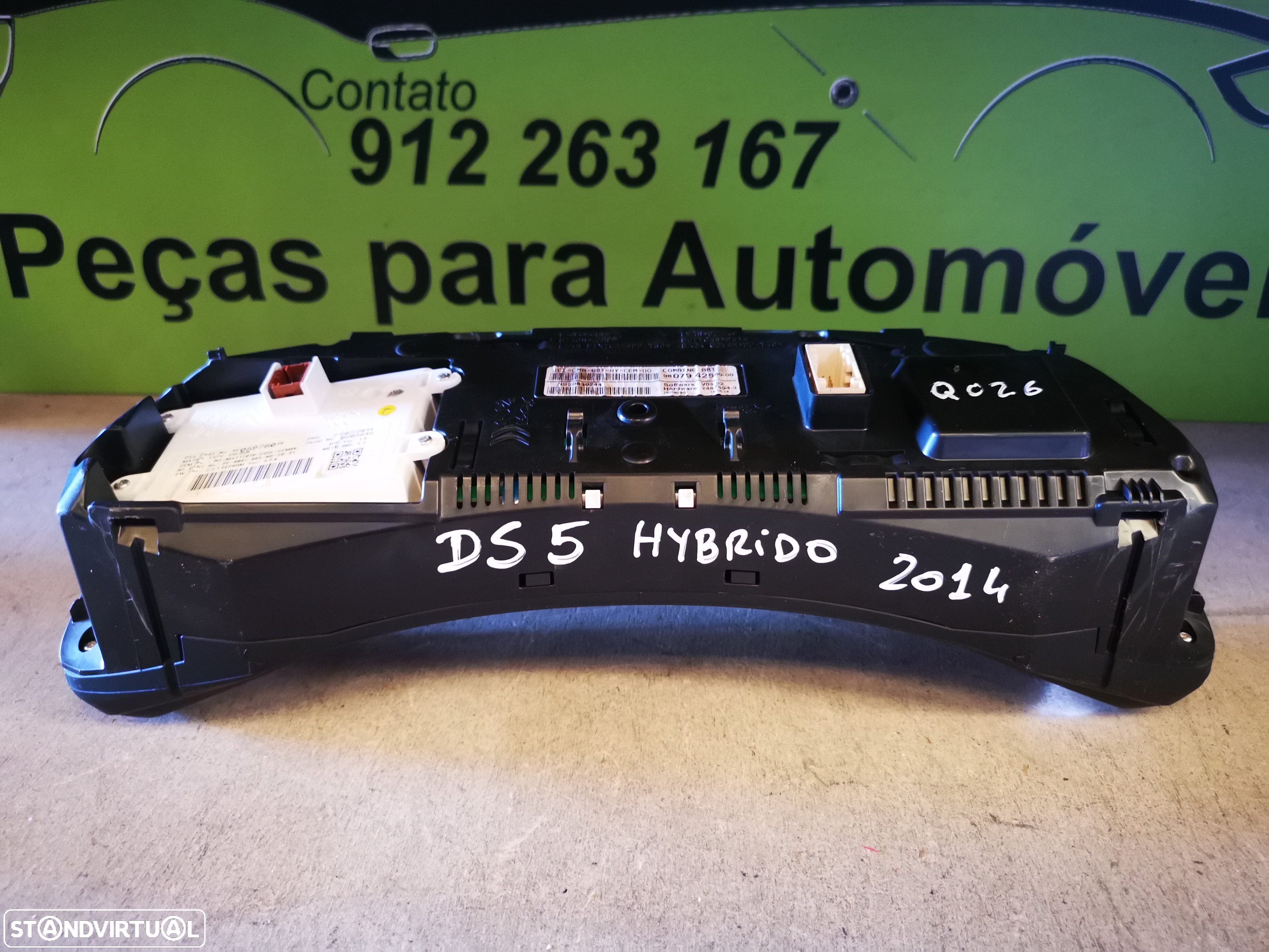 CITROEN DS5 QUADRANTE / PAINEL DE INSTRUMENTOS - Q026 - 8