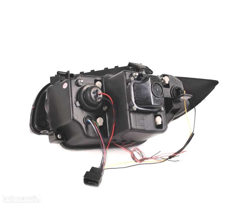 FAROIS BMW E81 E87 E82 E88 ANGEL EYES CCFL FUNDO CROMO - 2