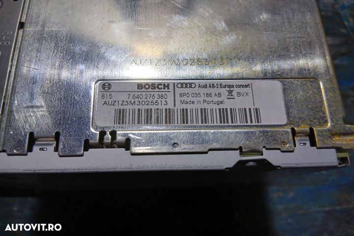 Radio cd 7640276380 8P0035186AB 7640276380 8P0035186AB Audi A3 8P/8PA - 2
