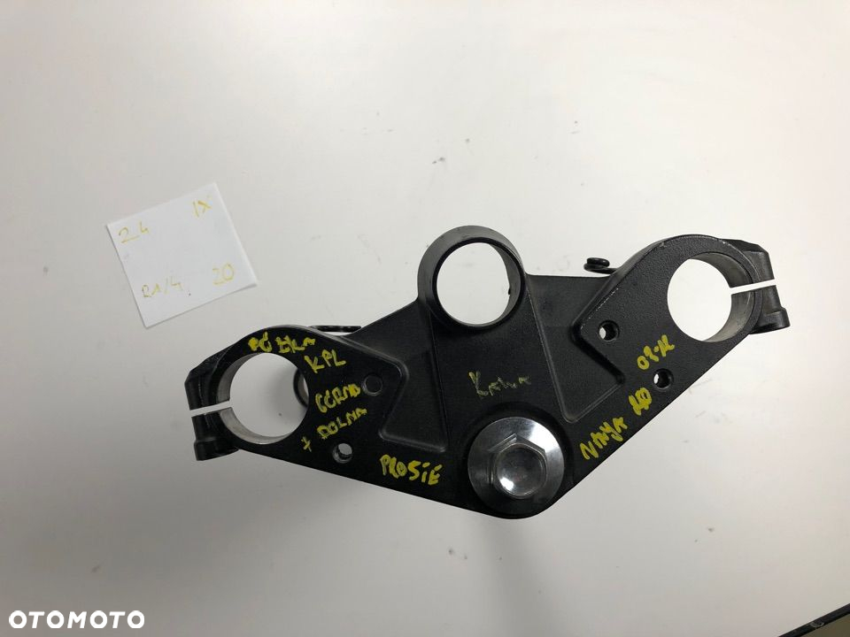 Kawasaki Ninja 250 półka górna dolna sztyca komplet prosta 08-12 - 2