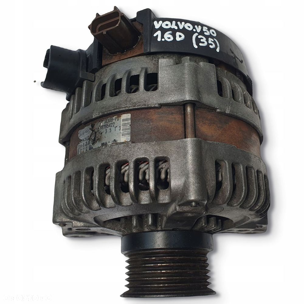 ALTERNATOR Volvo S40 II V50 Ford C-Max 1.6 TDCI 3M5T10300PD 30795422 120A - 2