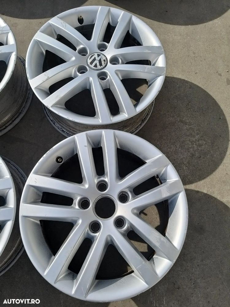 Set jante aliaj r16 vw golf 6 5k 5k0601025e - 3