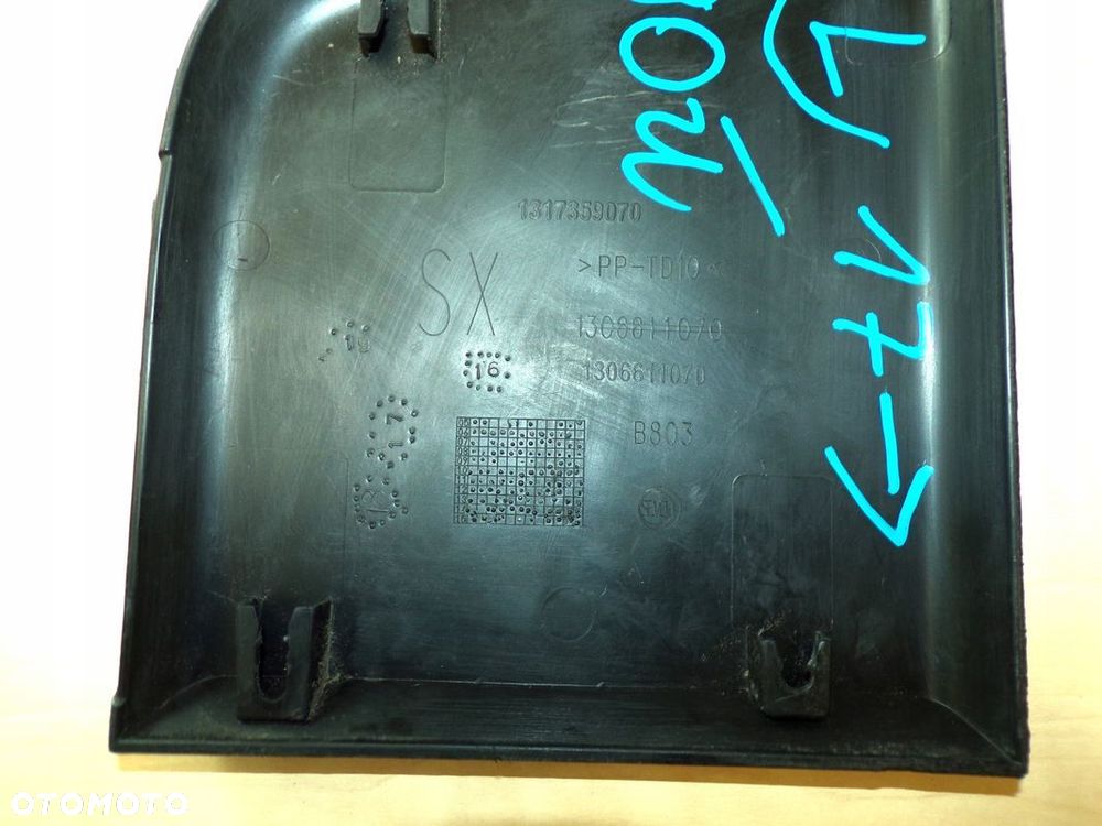 DUCATO BOXER JUMPER 17- LISTWA LEWA NA TYLNY BŁOTNIK DO L2 CZARNA ORGINAŁ - 4