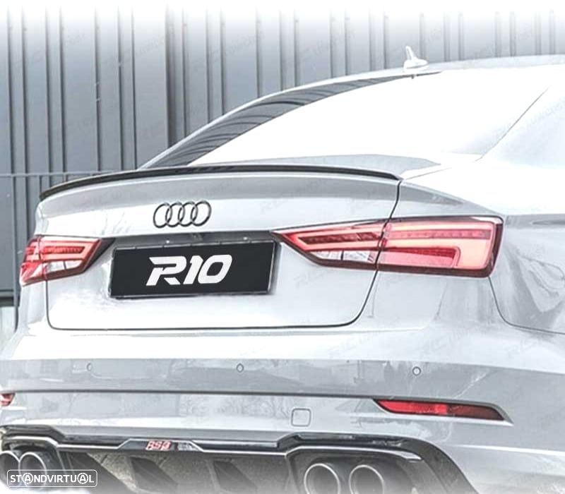 AILERON SPOILER AUDI A3 8V SEDAN 12-20 LOOK S LINE ABS - 2