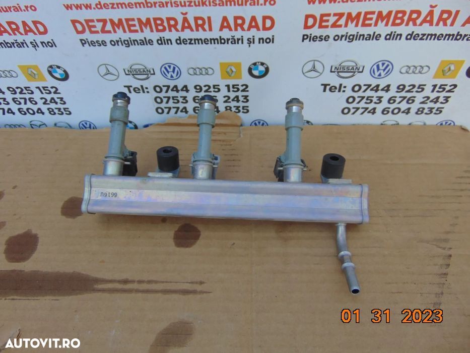 Rampa injectoare toyota Yaris 1.0 euro 6 dezmembrez yaris 3 1.0 euro 5 - 1