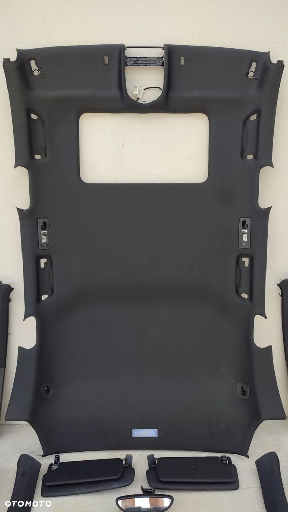 PORSCHE CAYENNE II 10-17R PODSUFITKA CZARNA KOMPLET OSLONY SLUPKOW RACZKI LUSTERKO SLONECZKA PANEL OSWIETLENIE 7PP868404FH 7P5867501 - 2