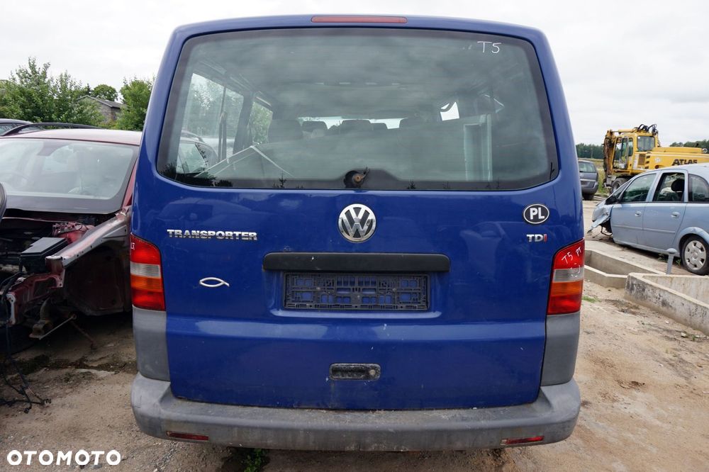 VOLKSWAGEN TRANSPORTER V T5 2007 LL5M 1.9 TDI BRS 102KM JQT NIEBIESKI na części - 4