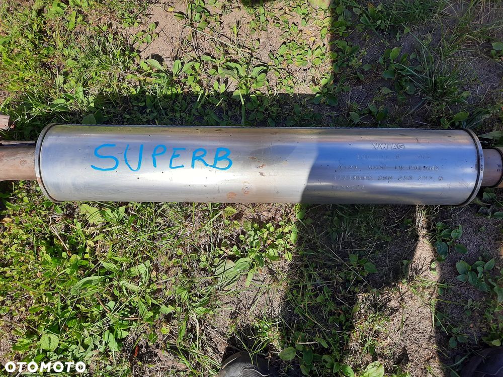 Skoda Superb 2.0 TFSI Kompletny układ wydechowy Tłumik Wydech 3Q5253611AT 3Q5253611AQ - 7