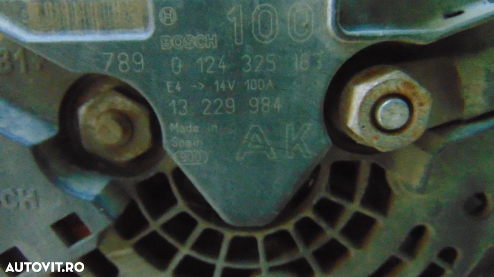 Alternator Opel Astra H 1.6 benzina an 2006 cod 13229984 - 6