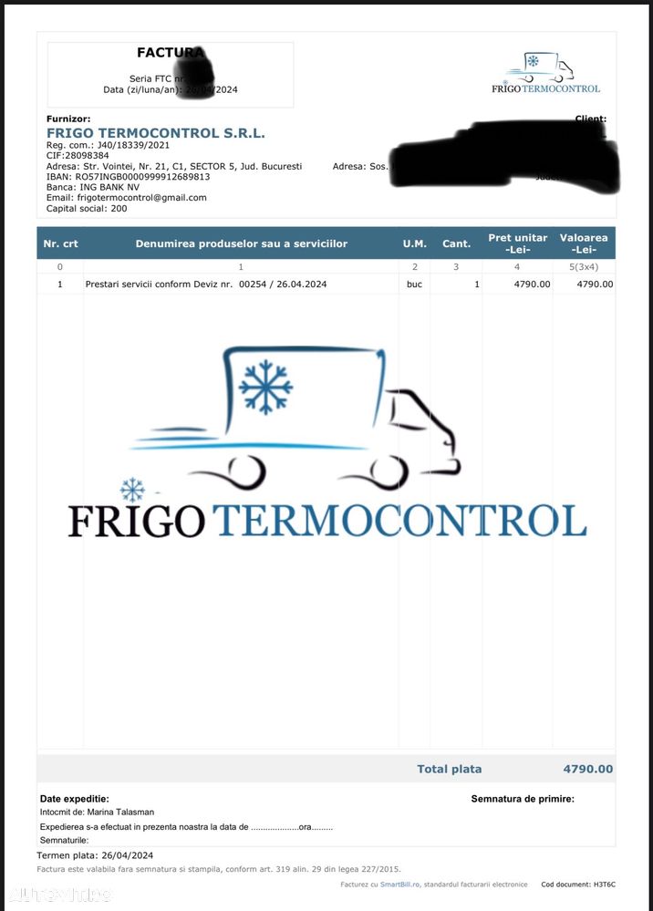 Iveco Daily 35c Frigorific Frig Carrier an 2014 Cub Izoterm 298.000km Istoric Service Facturi Kit Distribuție Ambreiaj Rezivie Frig AC Navi Discuri Placute Baterie Anvelope direcție suspensie Vopsea Ok TVA - 22