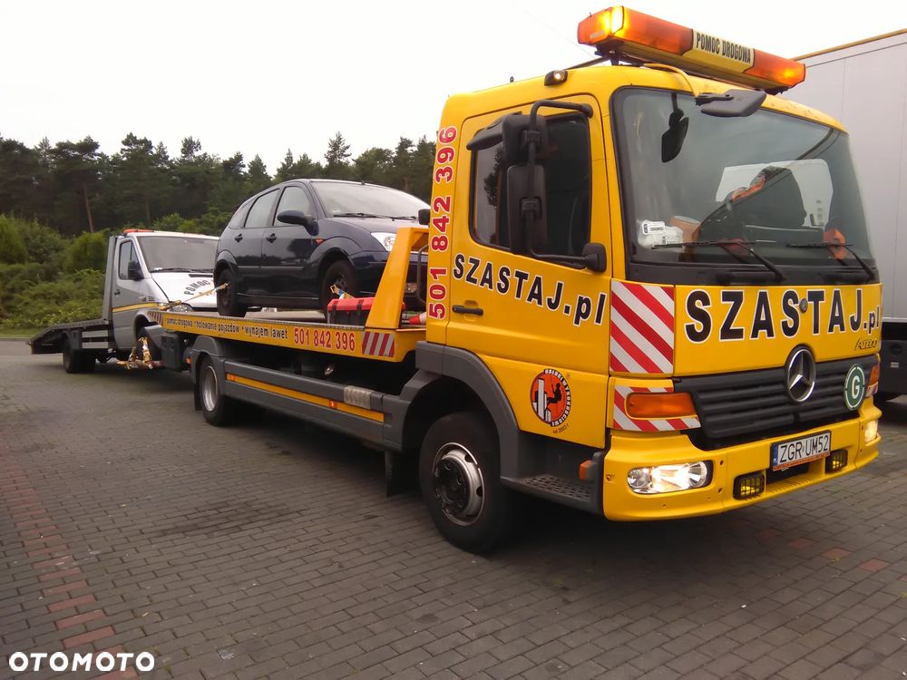 Mercedes-Benz Pomoc Drogowa Lawet Mercedes 917 Hydrauliczna Opuszczana Platforma Wciągarka Widelec Pilot - 14