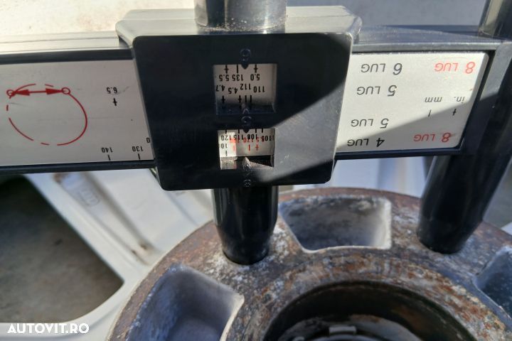 Jante aliaj cu anvelope 17 - set 8K0601025B 215/55 R17 7JX17H2 ET45 8 - 7