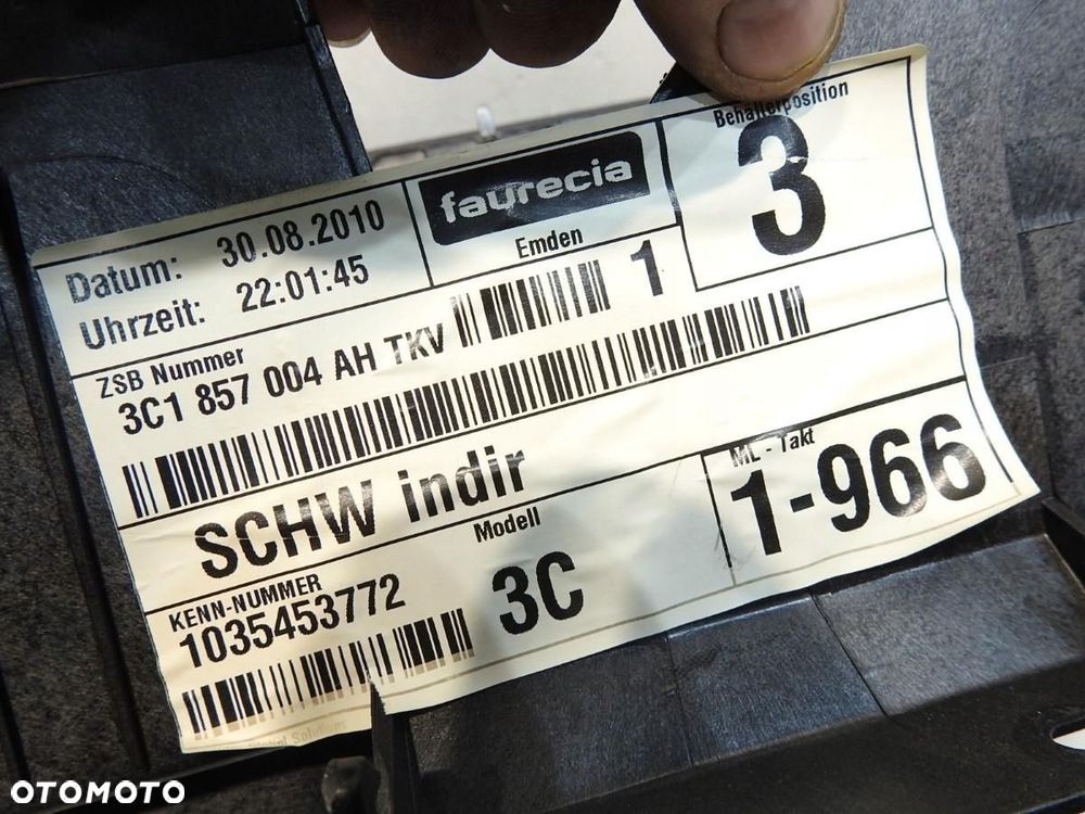 DESKA ROZDZIELCZA KONSOLA VW PASSAT B6 LIFT 3C1857004AH - 5