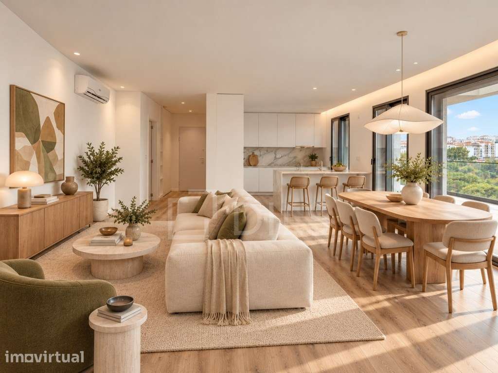 Apartamento T3 com varanda e box com 2 lugares em Oeiras - Grande imagem: 5/28
