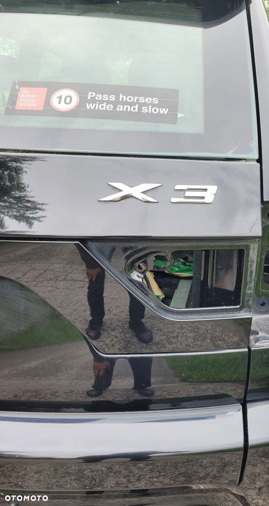 KLAPA BAGAŻNIKA BMW X3 E83 LIFT 475 BLACK SAPPHIRE ORG LAKIER C60 - 4