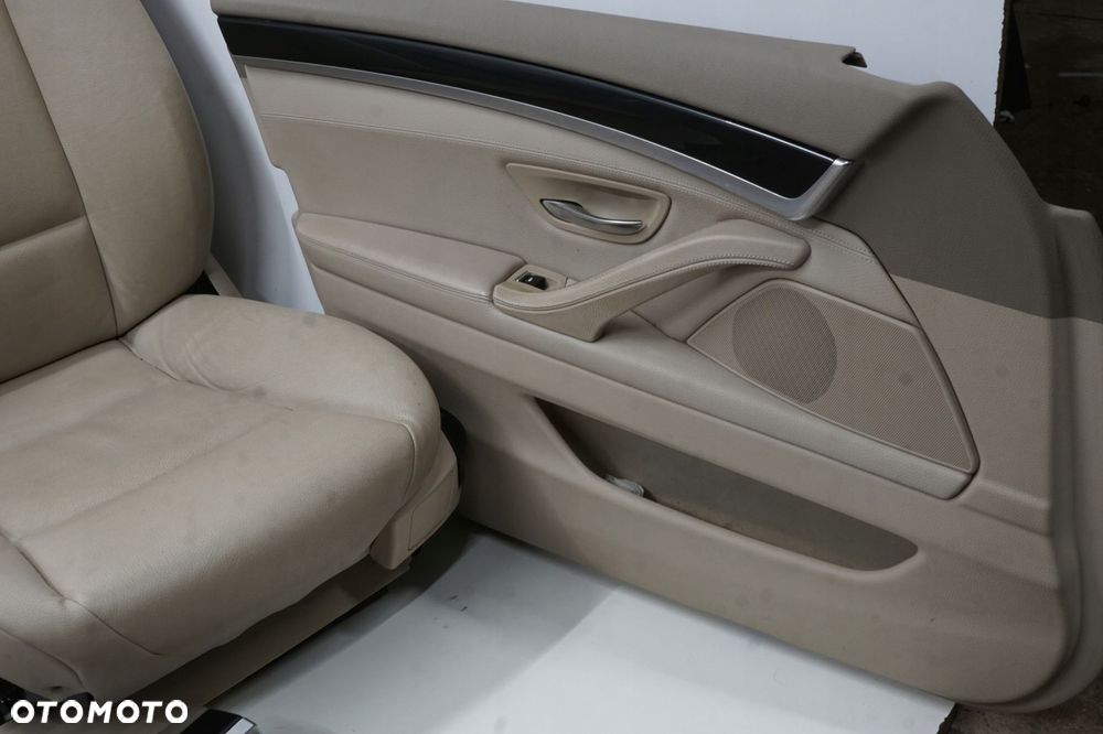 BMW 5 F10 FOTELE KANAPA BOCZKI SKÓRA GRZANE - 14