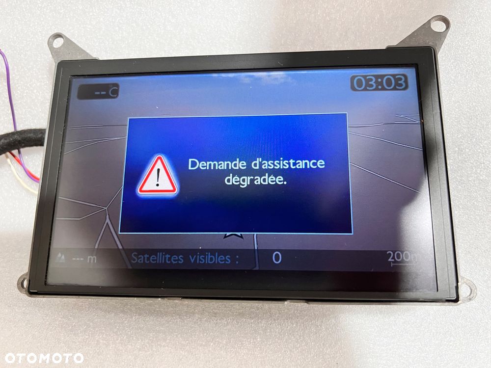 wyświetlacz nawigacji radia c4 picasso 2007-2010  9664624380 9673538580 - 2