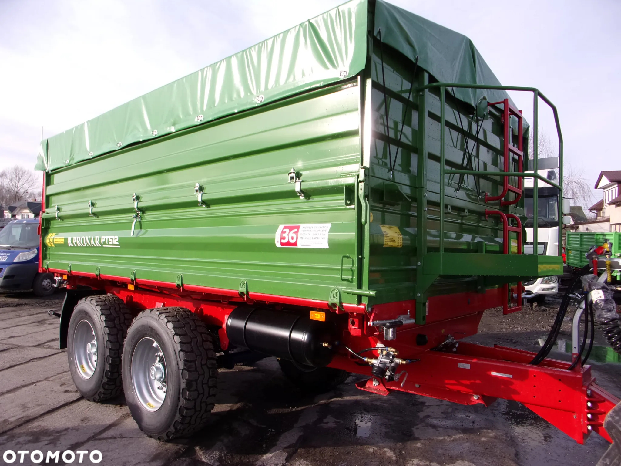 Pronar Przyczepa TANDEM paletowa PT510 / PT-512 z mechanizmem trójstronnego wywrotu - 7