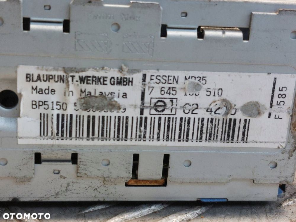 RADIO ODTWARZACZ  SKODA OCTAVIA I FL BLAUPUNKT ESSEN MP35 - 7