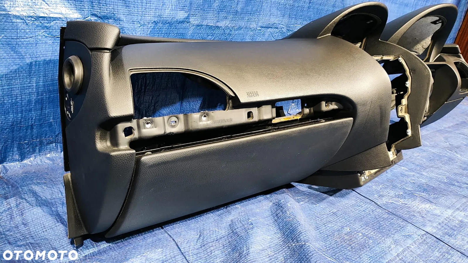 DESKA ROZDZIELCZA KONSOLA CZARNA SCHOWEK PASAŻERA ANGLIK UK BMW E63 E64 LCI LIFT - 5