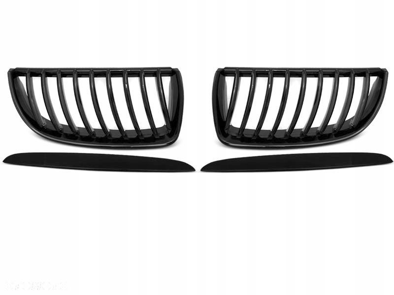 Atrapa Grill Nerki Bmw E90 E91 05-08 Glossy Black - 1