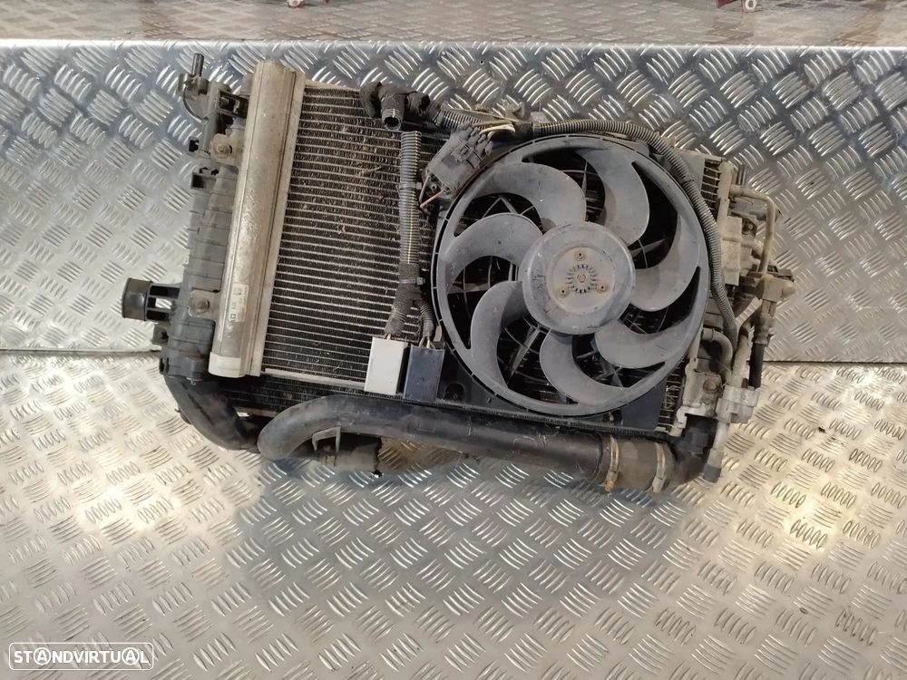 FRENTE COMPLETA OPEL ASTRA G T98 CAPOT PARACHOQUES GUARDA-LAMAS OTICAS FRENTE FIBRA RADIADOR VENTILADOR REFORÇO - 11