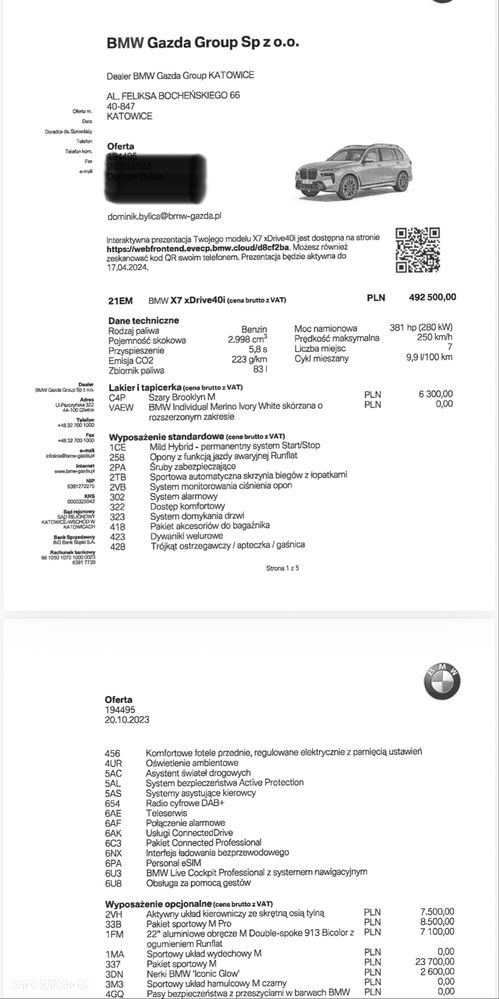 BMW X7 - 7