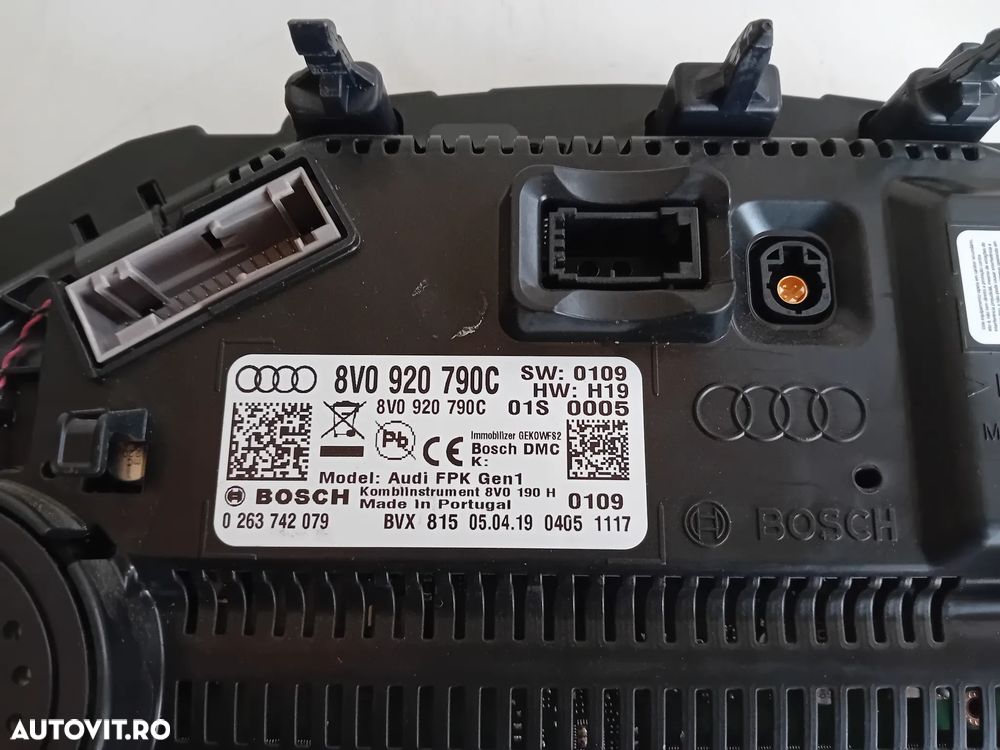 Ceasuri Bord Digitale Ceas Bord Virtual Audi A3 8V Cod 8V0920790C - 7