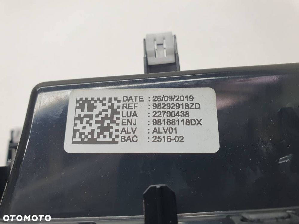 RAMKA WYBIERAKA TUNELU PEUGEOT 5008 II 2019 EUROPA SPORT - 6