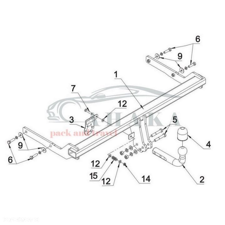 Hak Holowniczy Odkręcany Do Skoda Fabia Iii Hatchback Od 2018 - 2