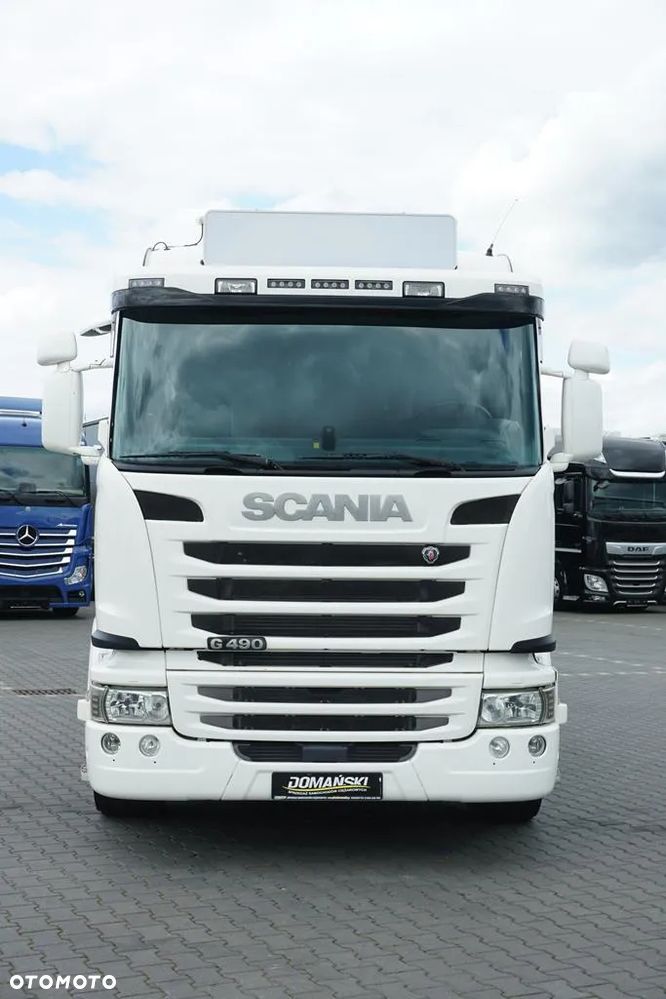 Scania G 490 / 6 X 2 / SKRZYNIOWY + HDS / HMF 3220 K7 / WYSIĘG 18,9 M - 15