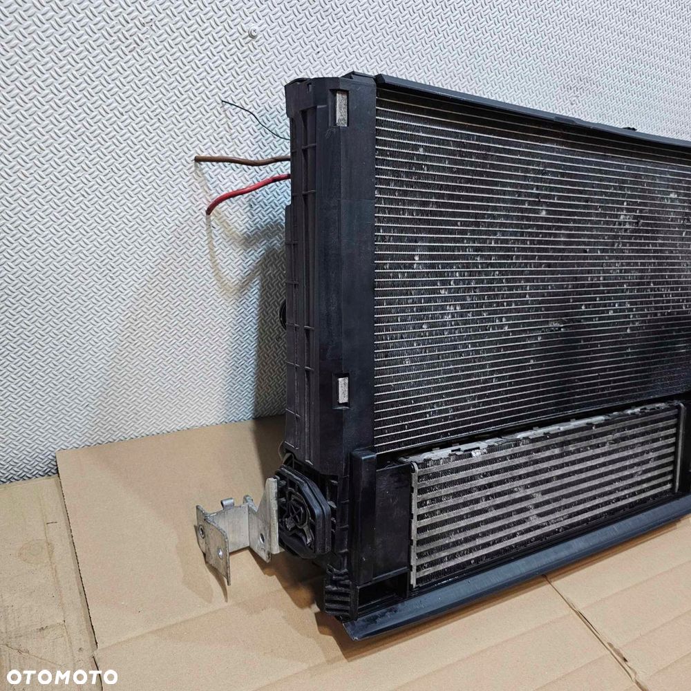 bmw f30 2.0d automat komplet chłodnic wody klimatyzacji wentylator cooler - 2