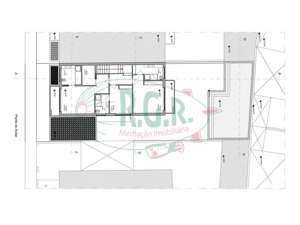 Moradias T3 de 3 Fr | 3 Suites | Piscina | São Cosme - Grande imagem: 3/3