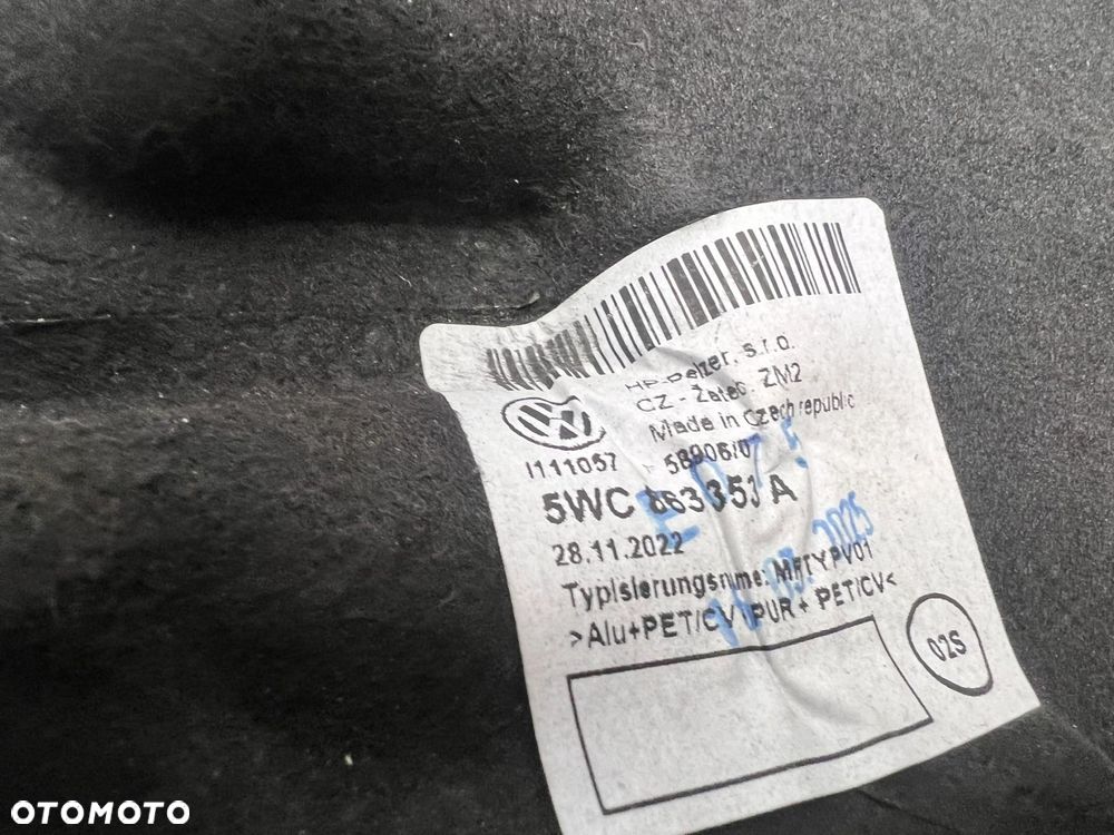 WYGŁUSZENIE ŚCIANY GRODZIOWEJ AUDI A3 8Y 5WC863353A - 7