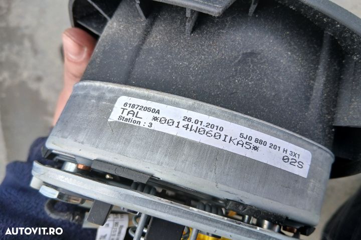 Kit airbag cu plansa de bord 1C0909605K 5J0857702B 5J0880201H 5J08577 - 7