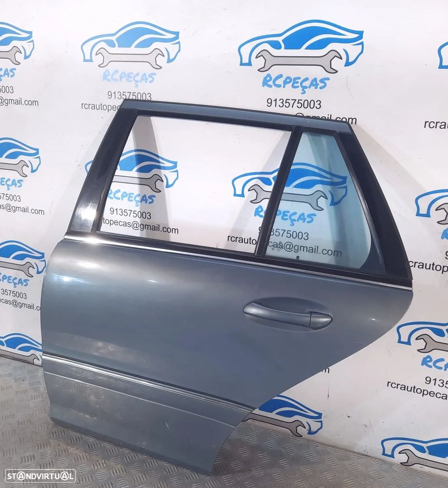 PORTA TRASEIRA TRÁS ESQUERDA MERCEDES BENZ CLASS C W203 STATION WAGON CARRINHA FECHO ELEVADOR MOTOR PUXADOR VIDRO - 5