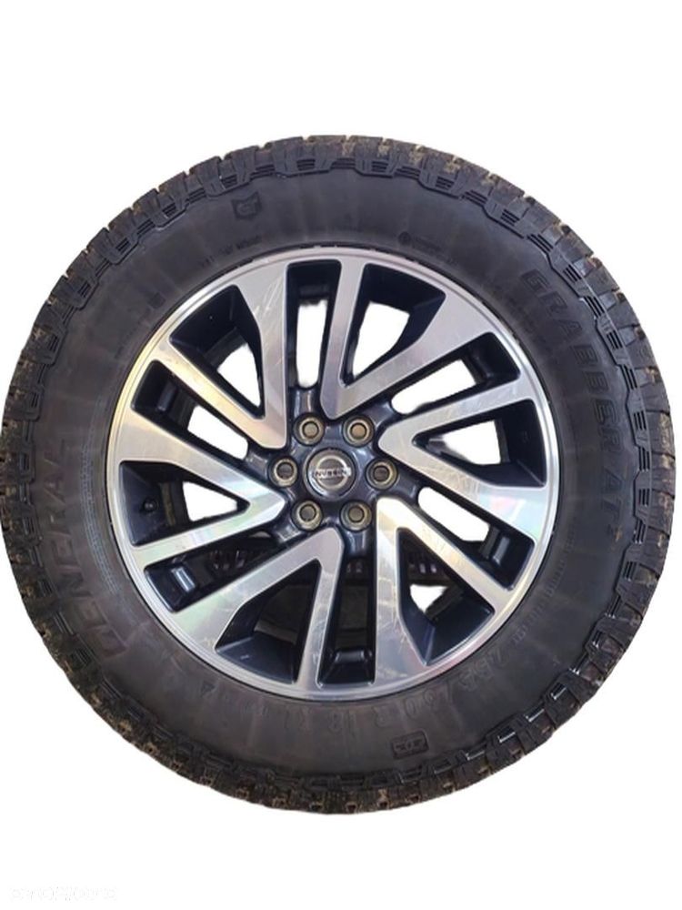 KOMPLET KÓŁ NISSAN NAVARA 7x18 6x114,3 ET45 255/60R18 GENERAL AT3 - 3