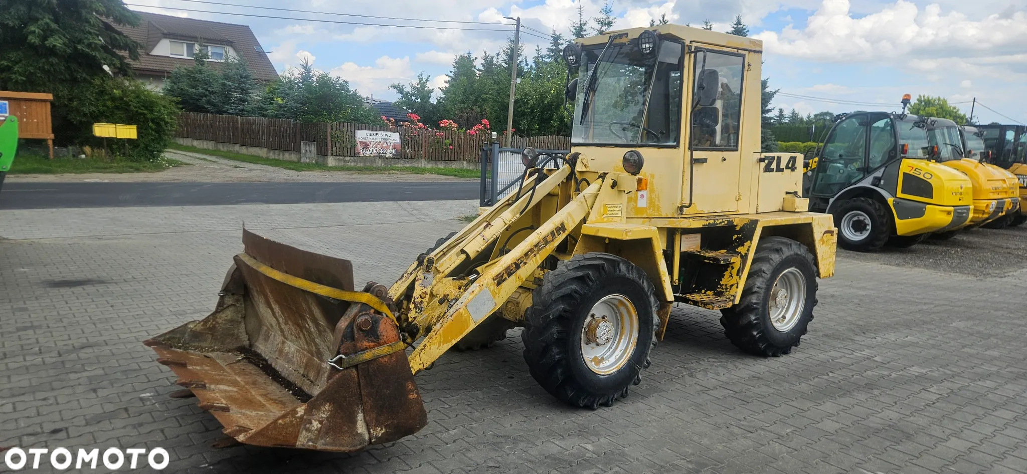 Zeppelin ZL 4B, łyżka dzielona+widły do palet!, z Niemiec, Bardzo dobry stan! - 2