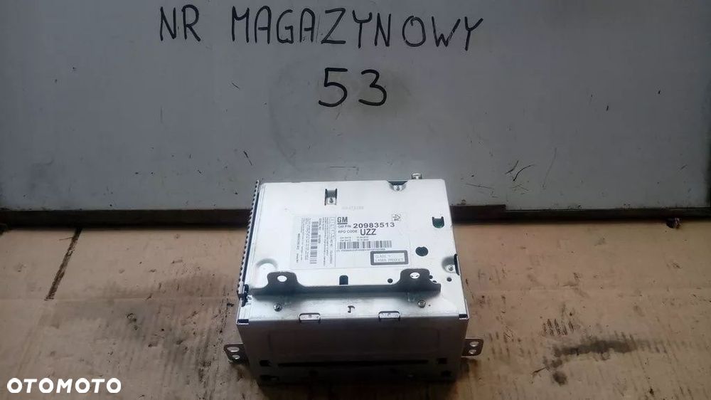 RADIO CD OPEL ASTRA J IV 20983513 UZZ - 1