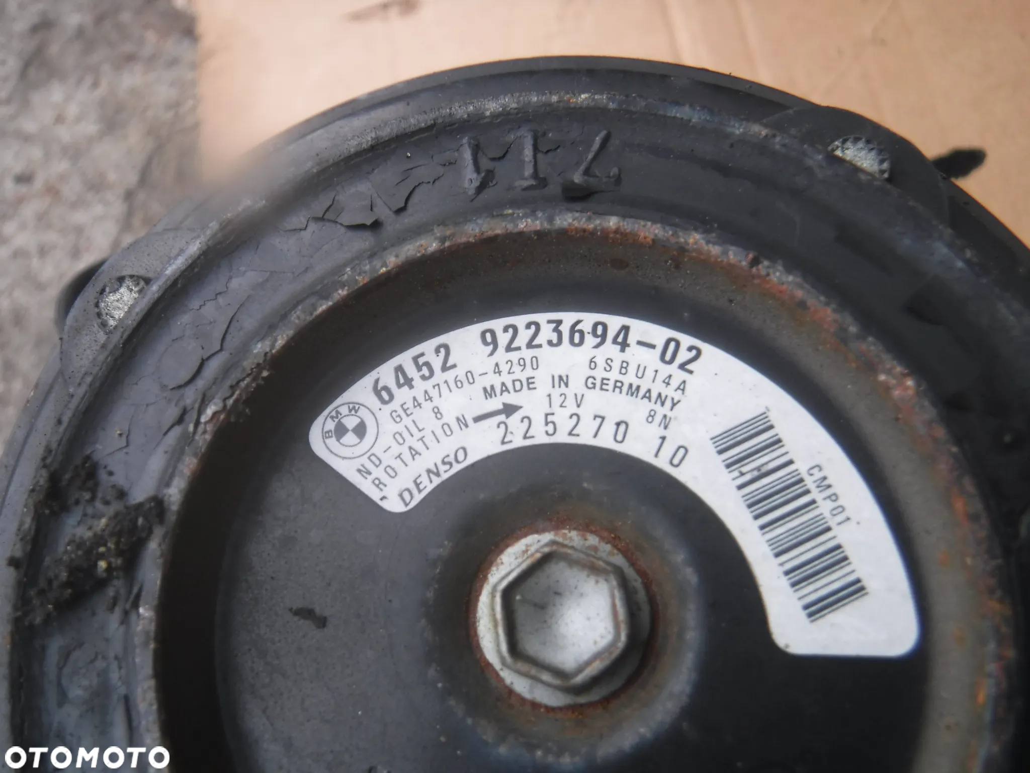 Bmw F10 F11 F20 F25 F30 F36  X3 sprezarka klimatyzacji  N47 2.0d N47D20C 9223694 447260-4710 - 4