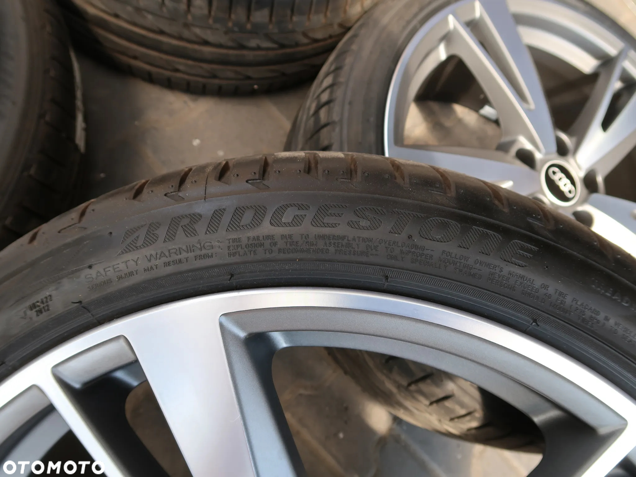 FELGI KOŁA AUDI TT TTS 19'' BRIDGESTINE IDEALNE 8S0 - 8