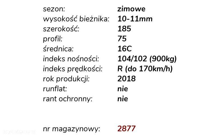 Uniroyal Snow Max 2 185/75 R16C - 3