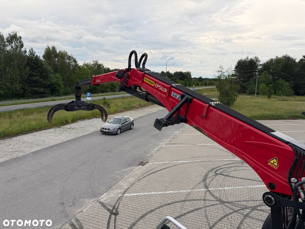 Scania 590R V8 z palfinger s270L z Niemiec od właściciela 2021/22 perfekcyjny stan do drewna drzewa dłużyce z wózkiem DOLL 6x4 ASO SCANIA KONTRAKT - 20