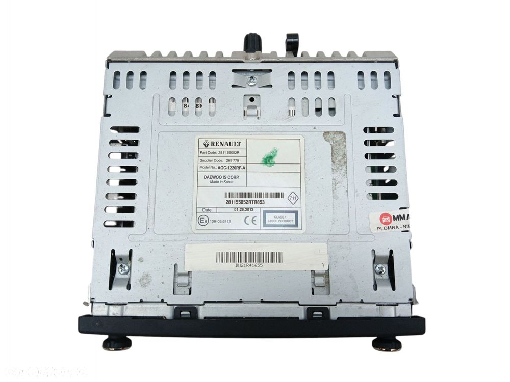 RADIO CD FABRYCZNE DACIA DUSTER I (2010-2013) 281155052R - 6