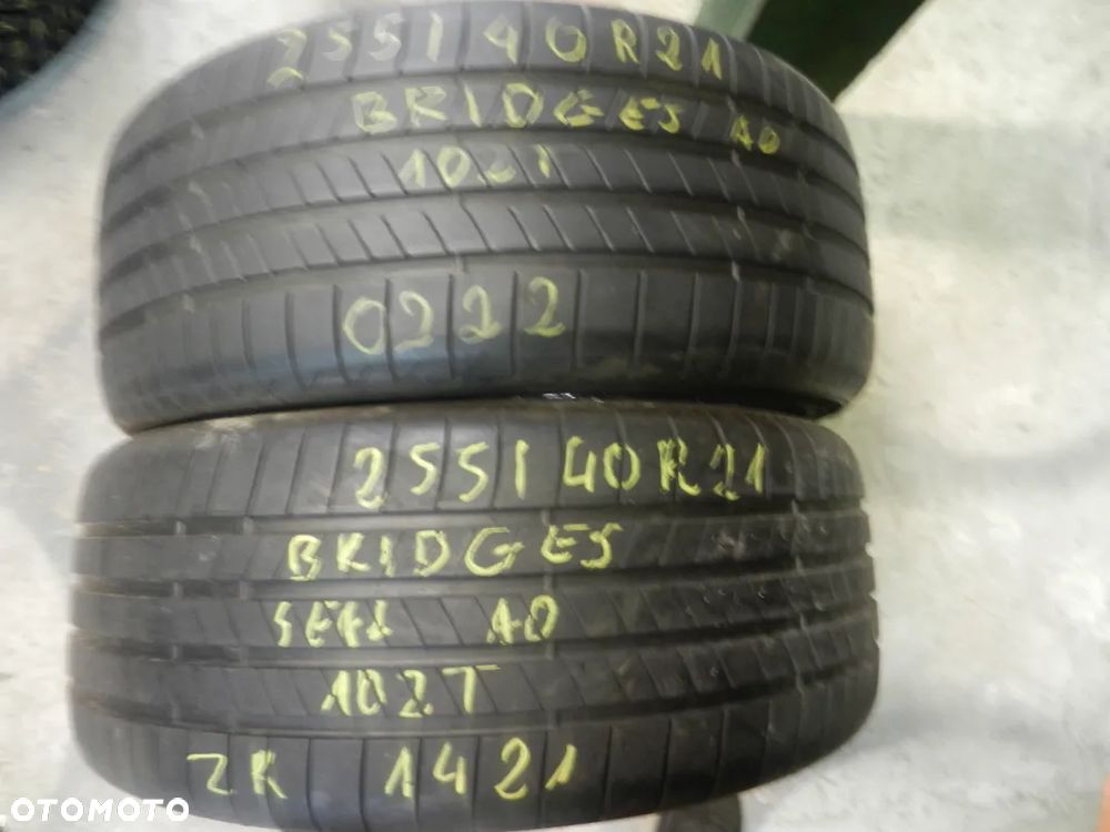 OPONY 255/40R21 BRIDGESTONE TURANZA ECO  AO B-SEAL DOT 0222 / 1421 7,1MM - 1
