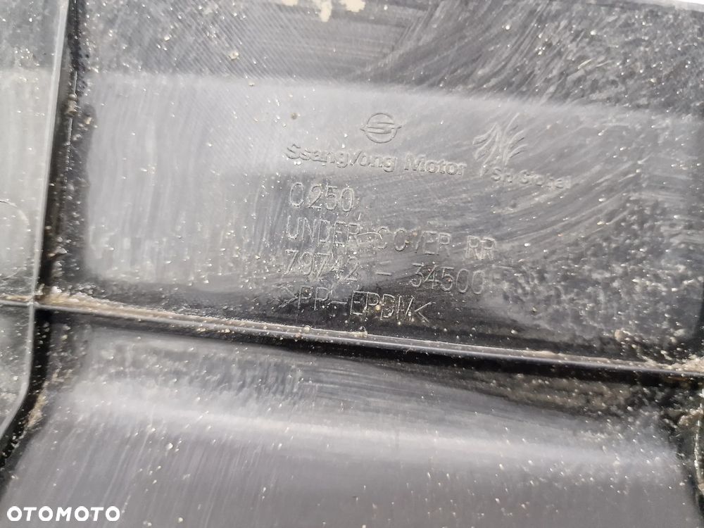 SSANGYONG / SSANG YONG KORANDO III LIFT 17- PŁYTA / OSŁONA POD ZDERZAK TYLNY TYLNI TYŁ , NR 79742-34500 , NR AUKCJI NSŁ101 - 8